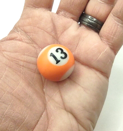 Number 13 Mini Pool Ball