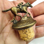 Blanton’s Whiskey Horse and Jockey Bottle Stopper