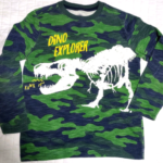 Dinosaur Print Glow in the Dark Shirt