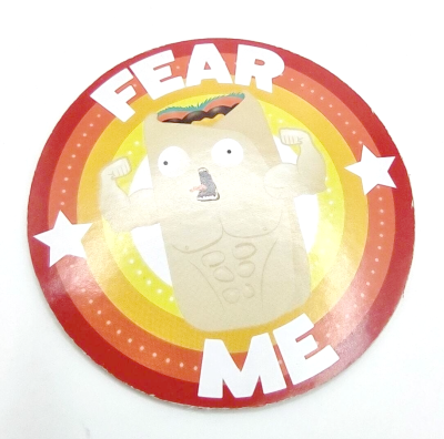 THROW THROW BURRITO Fear Me Badge