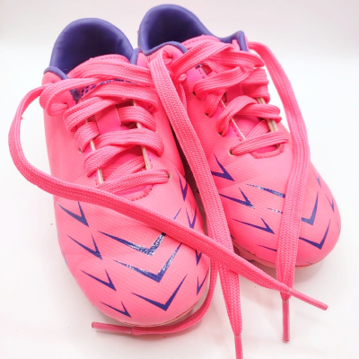 Pink and Purple Vizari Soccer Cleats